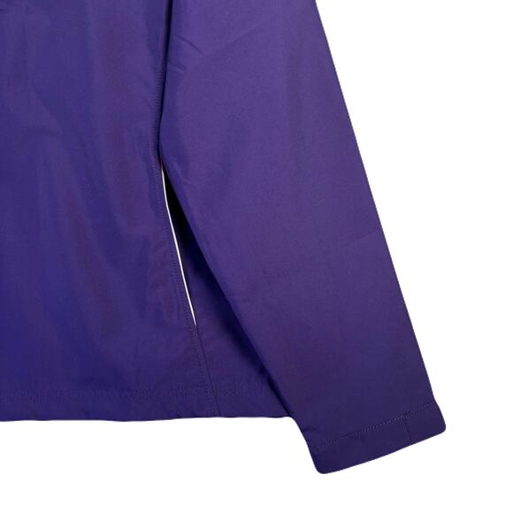 NWT CUTTER & BUCK Purple CB Weathertec Half Zip Pullover Jacket Men’s Size L - Picture 4 of 10